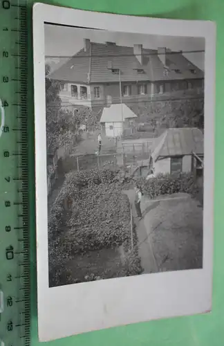 tolles altes Foto - Wohnhaus - Gartenkolonie ?  - 20-30er Jahre ? - Ort ???
