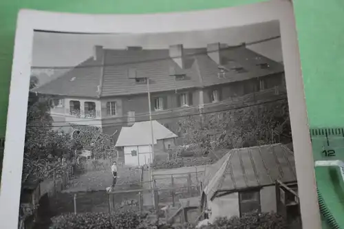 tolles altes Foto - Wohnhaus - Gartenkolonie ?  - 20-30er Jahre ? - Ort ???