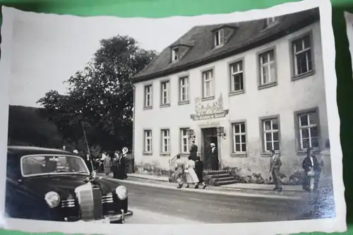 acht tolle alte Fotos- Rundreise Brüssel - Aachen - Oldtimer VW Käfer - 50-60er