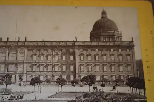 tolles altes Kauf- Kabinettfoto - Berlin Kaiserliches Schloss