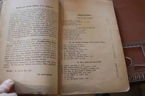 altes Schulbuch - Mein Deutschland - für die Quinta höherer Lehranstalten 1925