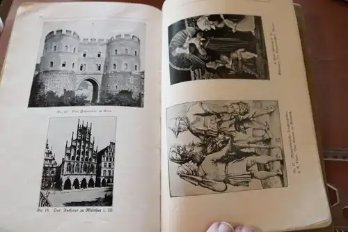 altes Schulbuch - Mein Deutschland - für die Quinta höherer Lehranstalten 1925