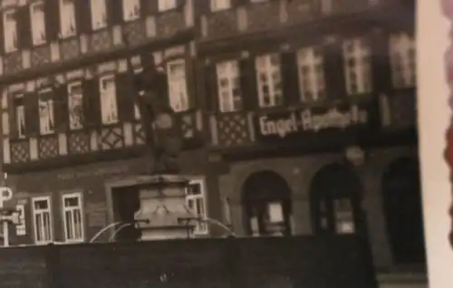 tolles altes Foto - Bad Mergentheim - Marktplatz -  altes Rathaus 30-40er Jahre