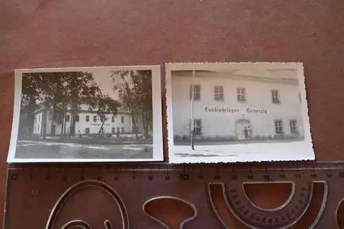 zwei tolle alte Fotos - Landjahrlager Liebenzig Schlesien 1940