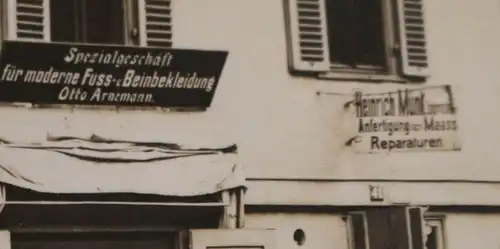 tolles altes Foto - Haus Geschäft Otto Arnemann Spezialgeschäft  Bad Nauheim