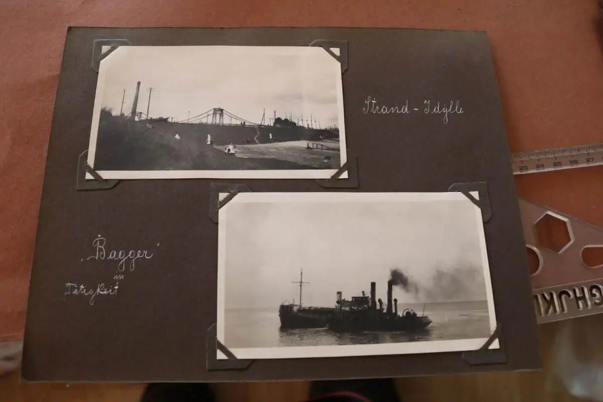 24 tolle alte Fotos  Wilhelmshaven 1927  Wasserflugzeug, Hafen, Werft usw 4