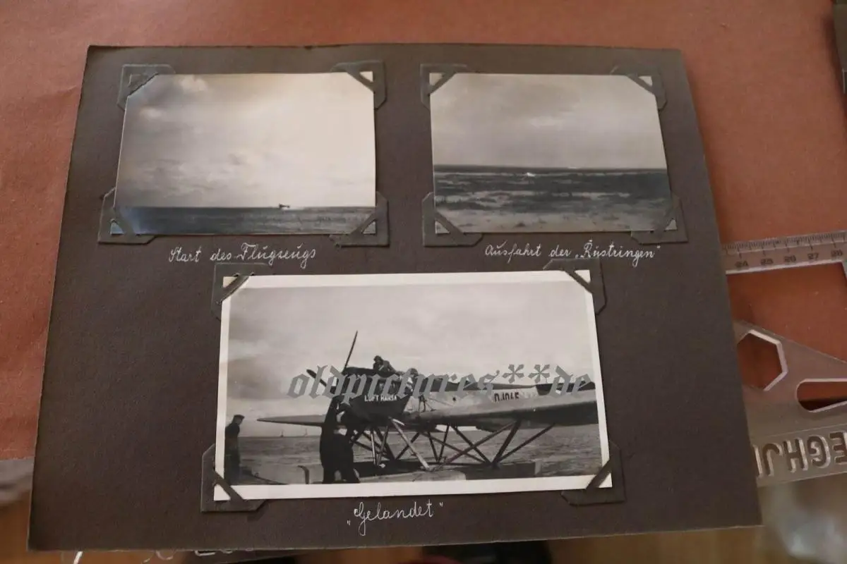 24 tolle alte Fotos  Wilhelmshaven 1927  Wasserflugzeug, Hafen, Werft usw 8