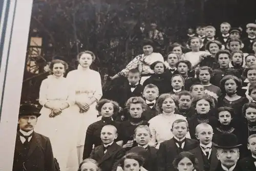 zwei tolle alte große Schulkassenfotos - Schulklassen, Lehrer - Ort ?? 20er Jahr