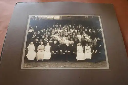 zwei tolle alte große Schulkassenfotos - Schulklassen, Lehrer - Ort ?? 20er Jahr