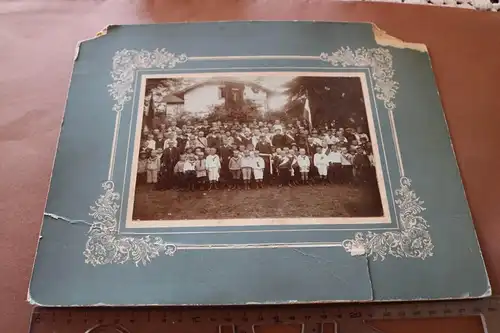 tolles altes großes Foto Jugend Turnverein ?? Knabenschule ? Schüler ? 1900-1920