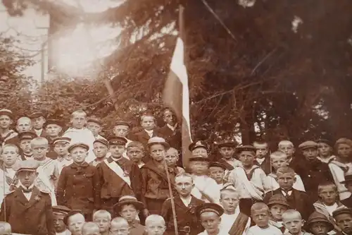 tolles altes großes Foto Jugend Turnverein ?? Knabenschule ? Schüler ? 1900-1920