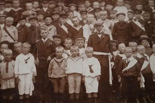 tolles altes großes Foto Jugend Turnverein ?? Knabenschule ? Schüler ? 1900-1920