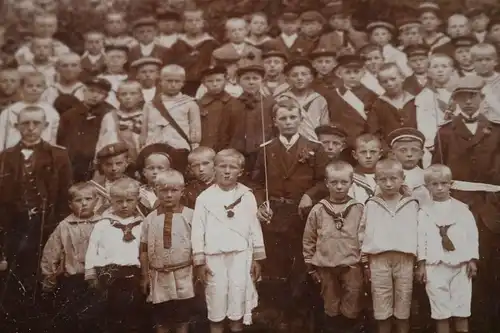 tolles altes großes Foto Jugend Turnverein ?? Knabenschule ? Schüler ? 1900-1920