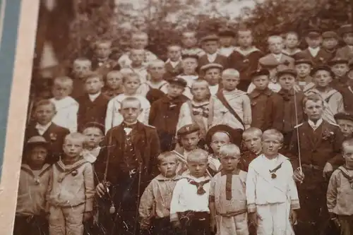 tolles altes großes Foto Jugend Turnverein ?? Knabenschule ? Schüler ? 1900-1920