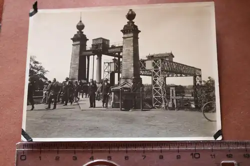 tolles altes Foto - Schiffshebewerk Henrichenburg - 1930 