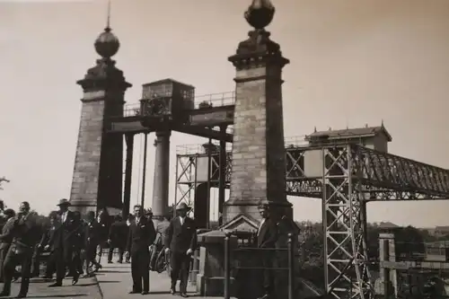 tolles altes Foto - Schiffshebewerk Henrichenburg - 1930