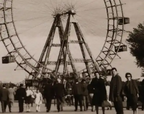 tolles altes Foto - Riesenrad - Wien ??? 1963