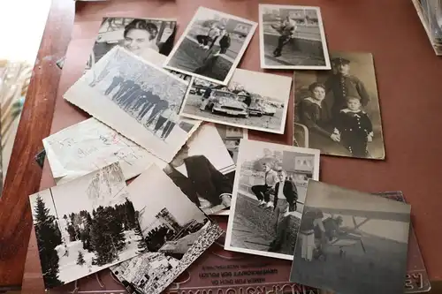 13 alte Fotos - vers. Jahrgänge 