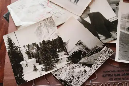 13 alte Fotos - vers. Jahrgänge 