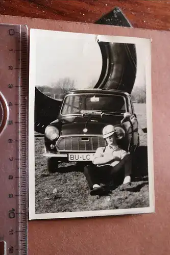 tolles altes Foto - Oldtimer Rover Mini 70er Jahre ?