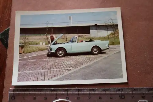 tolles altes Foto - Oldtimer Sunbeam Alpine ???  70er Jahre ?