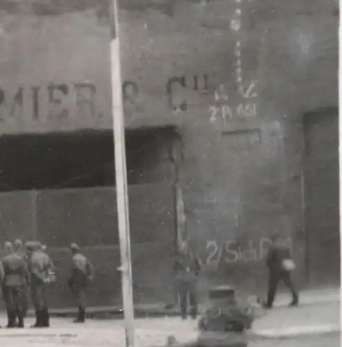 altes Foto  Soldaten Migné Les Carrières du Poitou, Civet-Pommier et Cie,