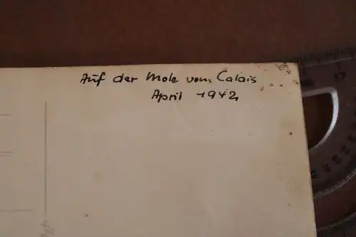 tolles altes Foto - 4,2cm PaK auf der Mole vom Calais 1942