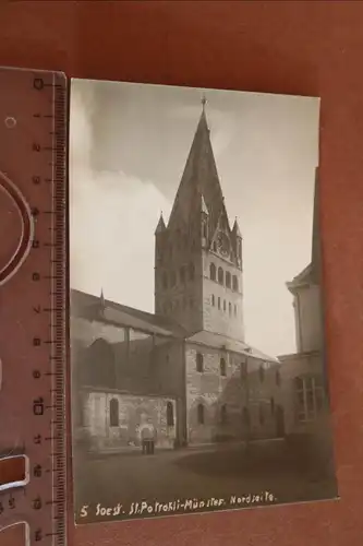 tolle alte Fotokarte - Soest - St.-Patrokli Münster - Nordseite 1910-30 ??