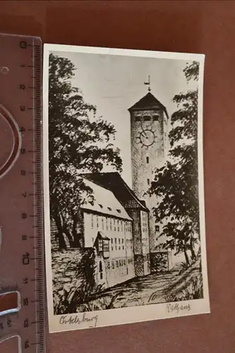 tolle alte Fotokarte - Ortelsburg Rathaus - 30-50er Jahre ???