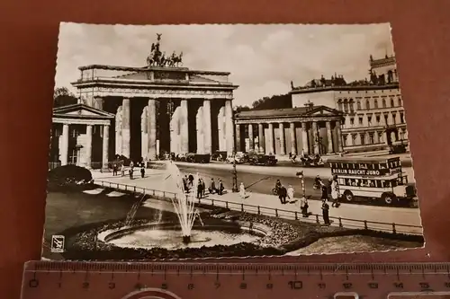 tolle alte Karte - Berlin Brandenburger Tor vor dem Krieg  60-70er Jahre