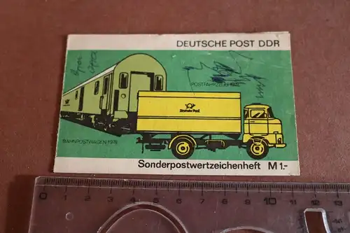 altes Sonderpostwertzeichenheft M1,- - DDR  1988