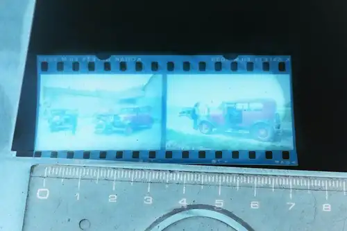 sechs tolle alte Negative - unbekannter Oldtimer -  60-70er Jahre 