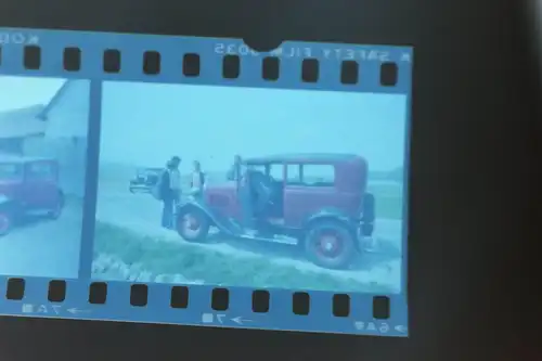 sechs tolle alte Negative - unbekannter Oldtimer -  60-70er Jahre 