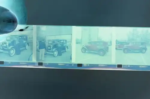 sechs tolle alte Negative - unbekannter Oldtimer -  60-70er Jahre 