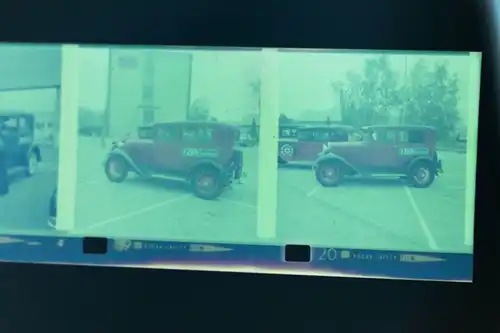sechs tolle alte Negative - unbekannter Oldtimer -  60-70er Jahre 