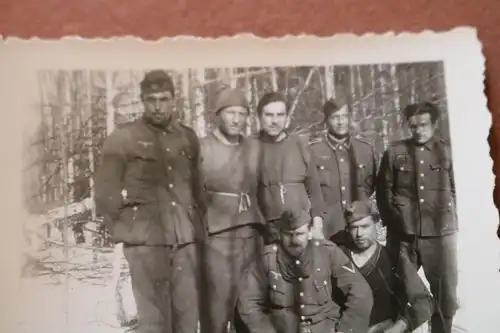 tolles altes Foto - deutsche Soldaten und Hilfsfreiwillige ???