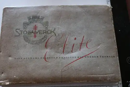tolle alte Pralinenschachtel Stollwerck Elite 250gr -  20-40er Jahre ????