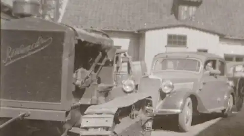 tolles altes Negativ - Raupenschlepper  LHB  Rübezahl - 40er Jahre