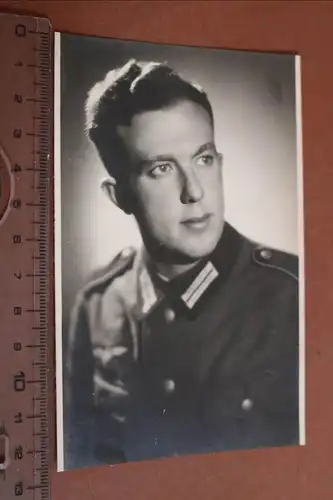 tolles altes Foto - Portrait eines Soldaten  St. Garmeine