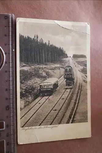 tolle alte Karte - Bergbahn im oberen Schwarzatal  20-40er Jahre ?