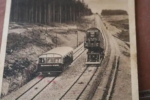 tolle alte Karte - Bergbahn im oberen Schwarzatal  20-40er Jahre ?