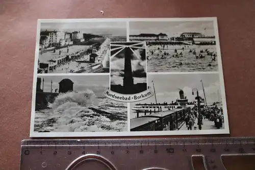 tolle alte Karte Ansichten  Nordseebad Borkum  30-50er Jahre