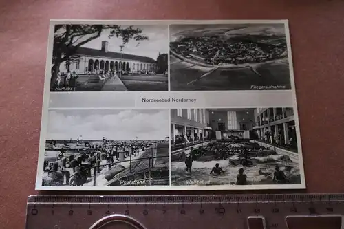 tolle alte Karte Ansichten  Nordseebad Norderney  30-40er Jahre 
