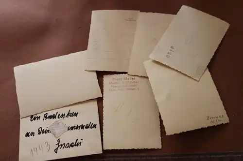 sieben tolle kleine Portaits von Soldaten 