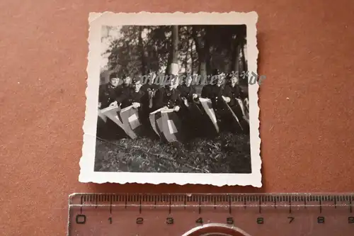 tolles altes Foto -  Matrosen, Signalgeber Schulung ? 