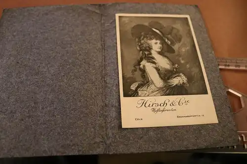 sehr alte Werbekarte der Firma Hirsch & Cie Köln - 1880-1900 ???