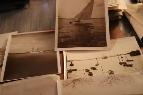 21 tolle alte Fotos - Segelschiffe, Dampfsegelschiffe usw. 1900-1910 ??