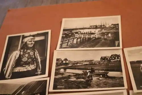 acht tolle alte Souvenierfotos Marken Niederlande - 30er Jahre ?