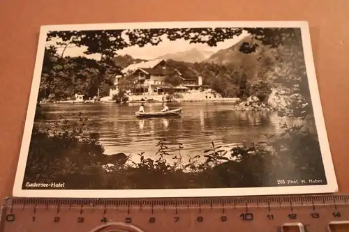 tolle alte Karte -  Badersee-Hotel   Deutsche Heimatbilder 30-40er Jahre