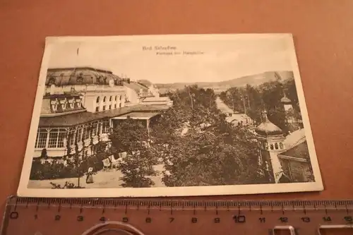 tolle alte Karte -  Bad Salzuflen Kurhaus mit Hauptallee 1921